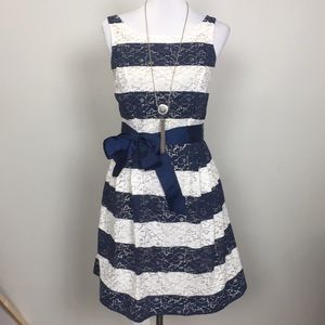 Lace Fit and Flare Dress